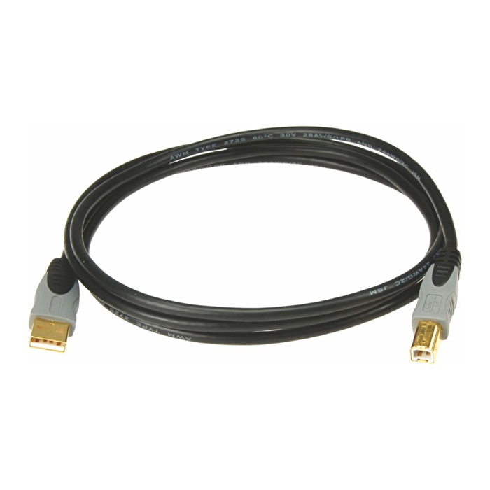Klotz Yüksek Hızlı USB 2.0 A-B Uçlu USB Data Kablosu 3m